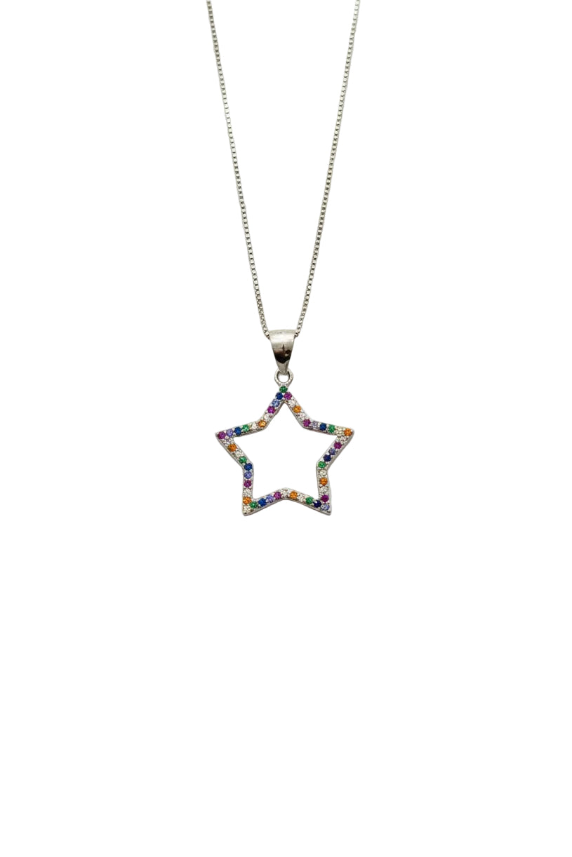 Collana Rainbow Star